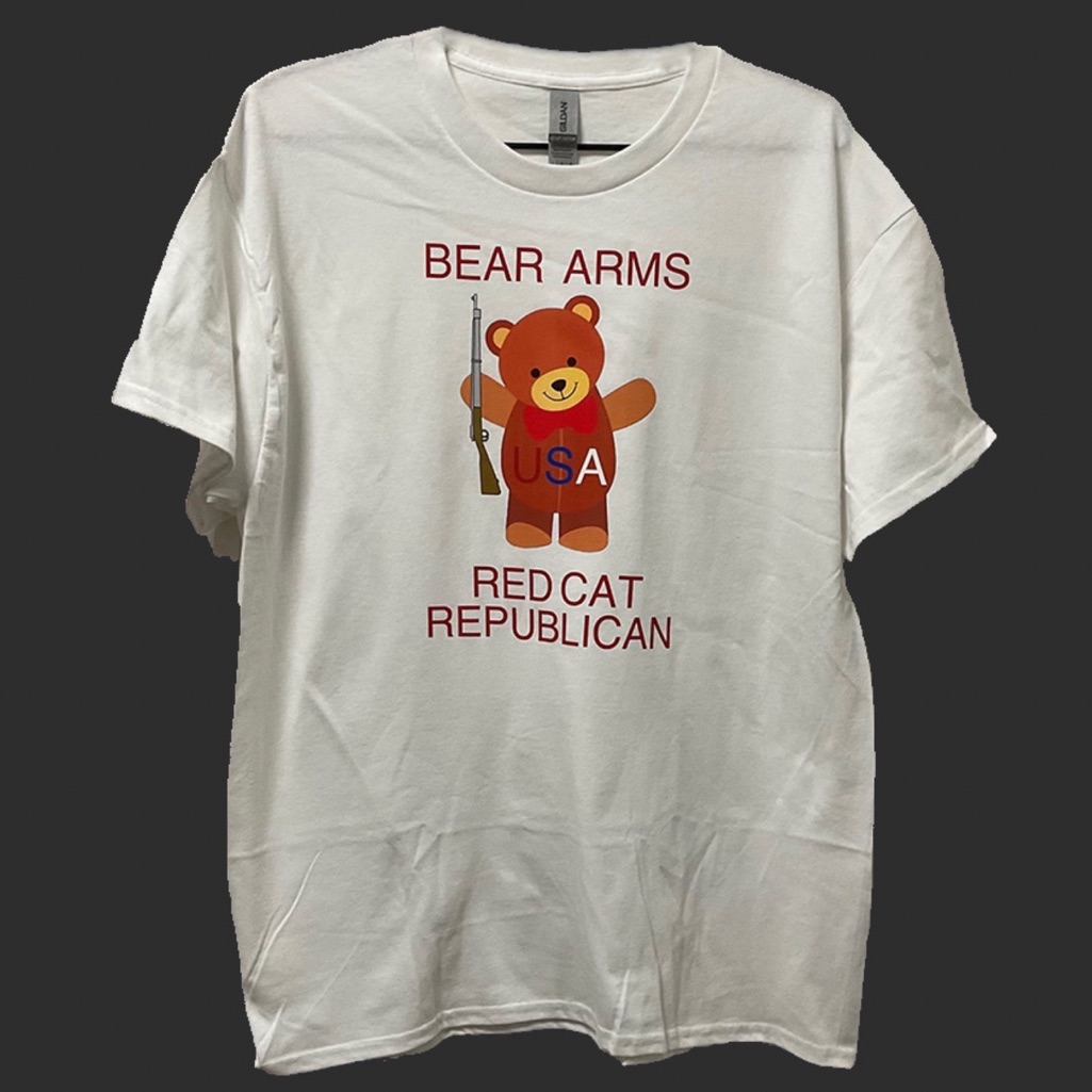 2nd Amendment Freedom Right To Bear Arms Red Cat Republican TShirt